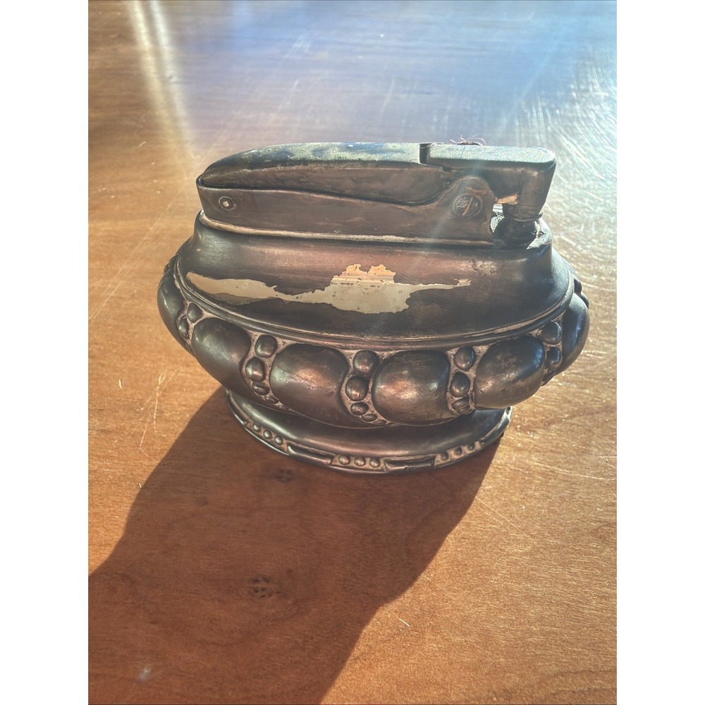Antique Ronson Crown Desk Lighter c.1915–1925 Lift Arm Table‎ Lighter USA